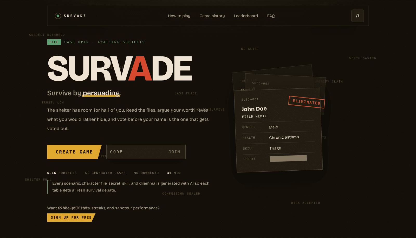 Survade